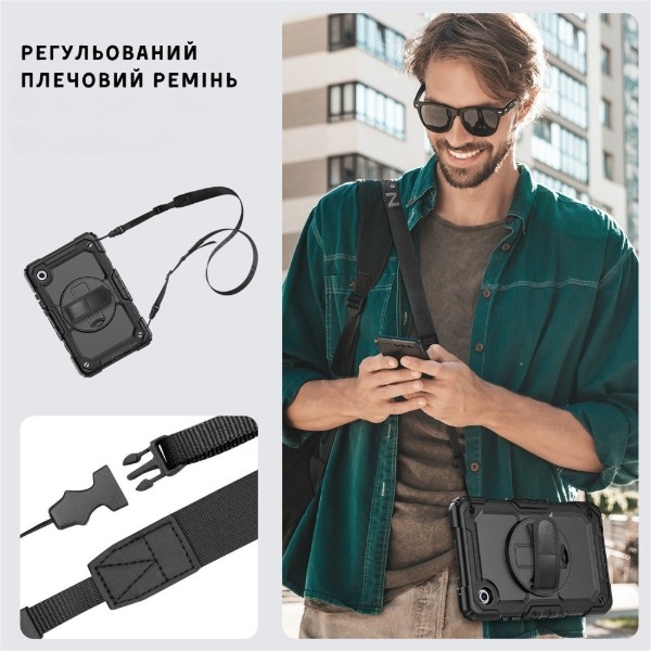 Фото - Чохол для планшету BeCover FortTab for Samsung Galaxy Tab A11 Plus SM-X236B 11.0" Black (715640)